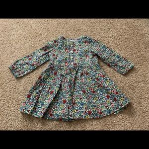 NWOT Baby Gap Girls Multicolored Floral Dress